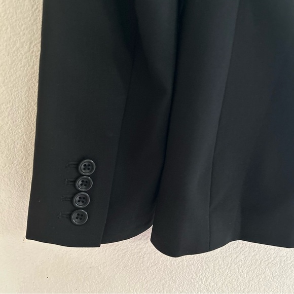 Banana Republic | Women's Black Wool Blazer - Picture 6 of 9